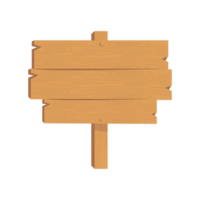 Wooden Sign Plain Empty 3d Four Stacked Planks List Generative Ai png