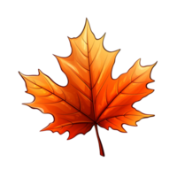 A golden maple leaf png