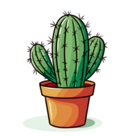 carino cactus illustation png