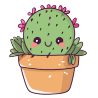 mignonne cactus illustation png