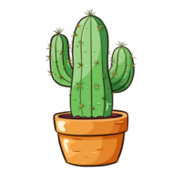 schattig cactus illustation png