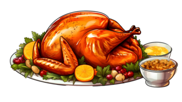 Yummy thanksgiving Turkey png