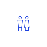 personnes, toilette icône, toilette signe png