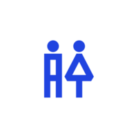 personnes, toilette icône, toilette signe png