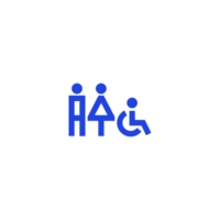 personnes, toilette icône, toilette signe png