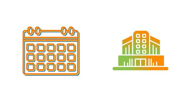 icono de vector de calendario