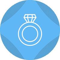 Diamond ring Vector Icon