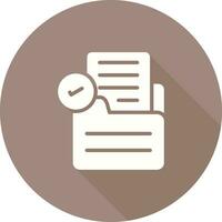 Document Check Vector Icon