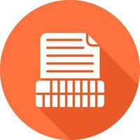Document Insert Table Vector Icon