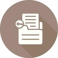 Document Unlock Vector Icon