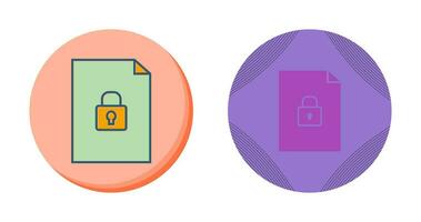 Secure Document Vector Icon