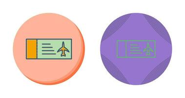 Plane Tickets Vector Icon