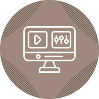 Video Editing Vector Icon