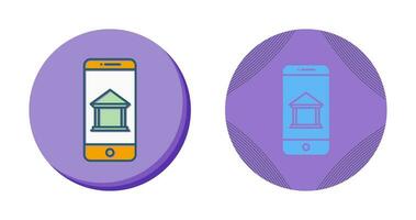 Mobile Banking Vector Icon