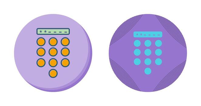 icono de vector de bloqueo de contraseña