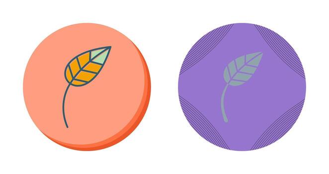 icono de vector de hoja