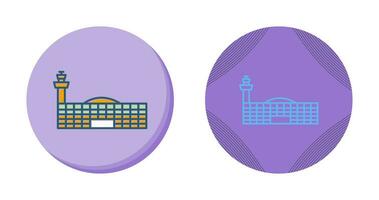 Airport Building Vector Icon