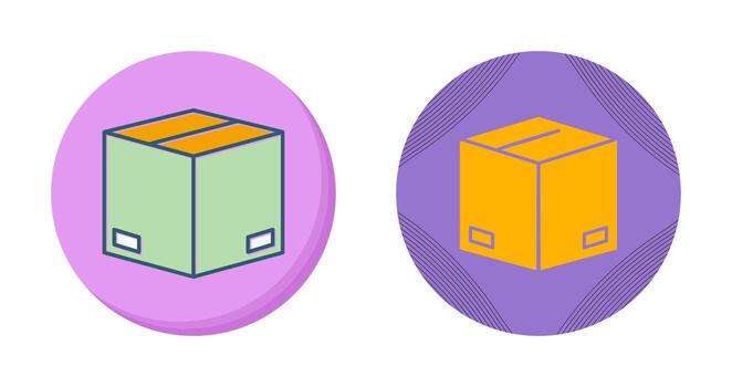 icono de vector de paquete