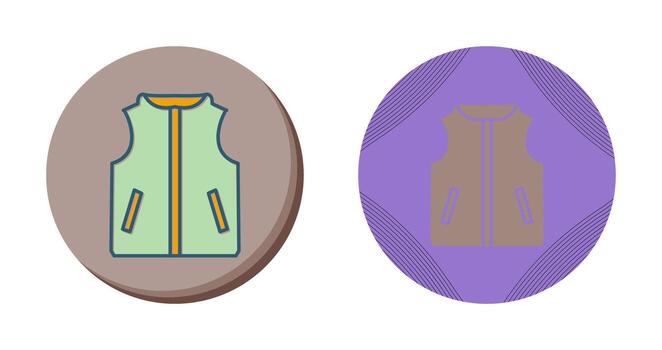 icono de vector de chaleco