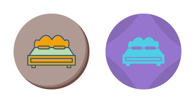 Double Bed Vector Icon