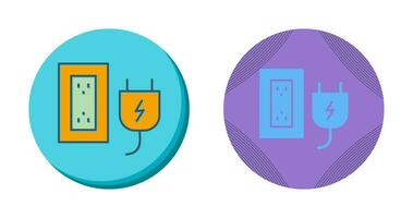 Plug and Socket Vector Icon