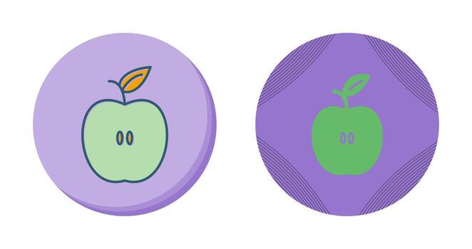 icono de vector de manzana