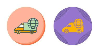 Global Delivery Vector Icon