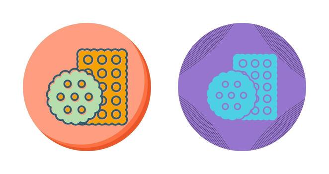 icono de vector de galleta