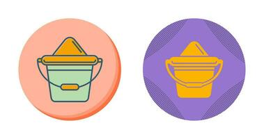 Sand Bucket Vector Icon