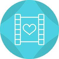 Love story movie Vector Icon