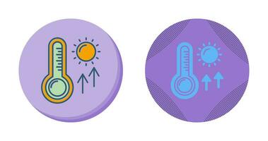 High Temperatures Vector Icon