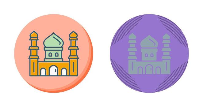 icono de vector de mezquita