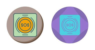 Emergency Button Vector Icon