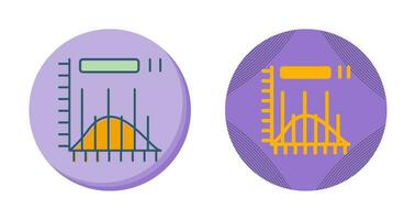 icono de vector de histograma