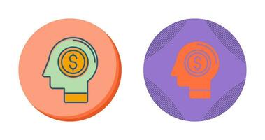 Money Thinking Vector Icon