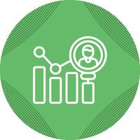 Customer Analytics Vector Icon