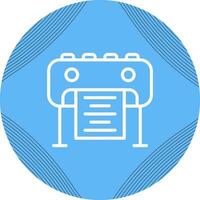Plotter Vector Icon