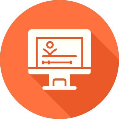 Motion Graphic Vector Icon