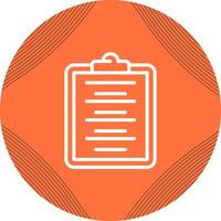 Writing Pad Vector Icon