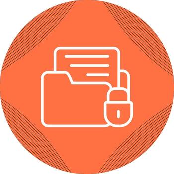 icono de vector de cifrado de datos