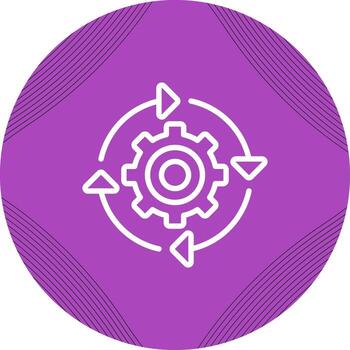 continuo integración vector icono