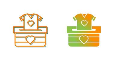 Cloth Donate Vector Icon