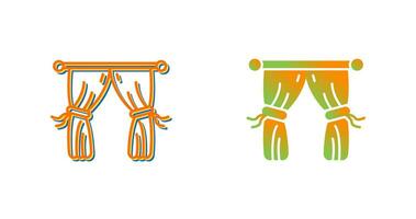 Curtains Vector Icon