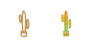 icono de vector de cactus