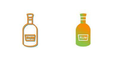 Bottle of Rum Vector Icon