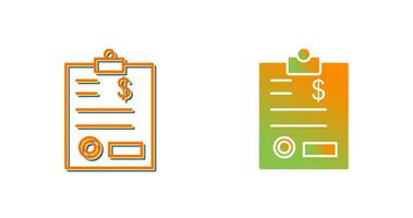 Invoice Vector Icon