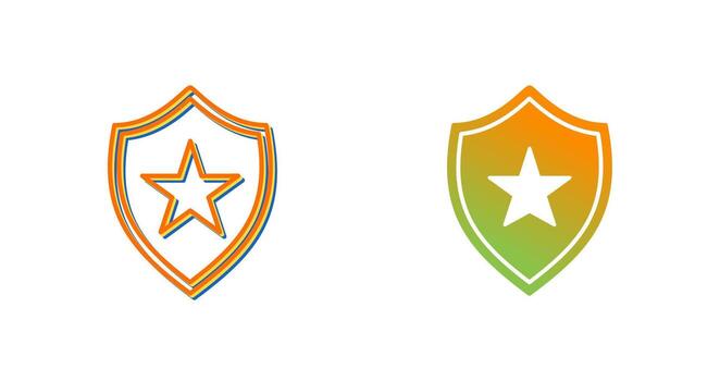 icono de vector de escudo