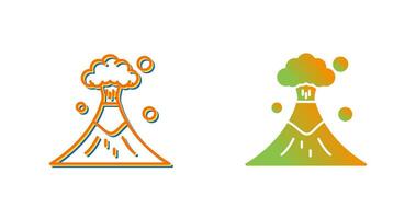 Volcano Vector Icon