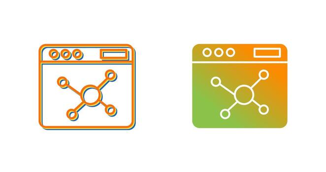 icono de vector de algoritmo