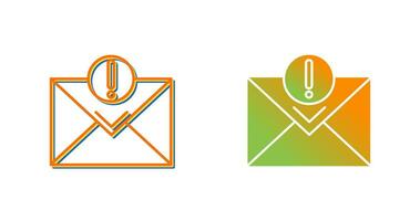 Urgent Mail Vector Icon